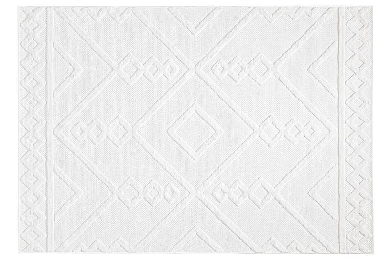 Uvudhulash Wilton-tæppe 80x150 cm Rektangulær - Hvid - Tekstiler - Tæpper - Moderne tæppe - Wiltontæpper