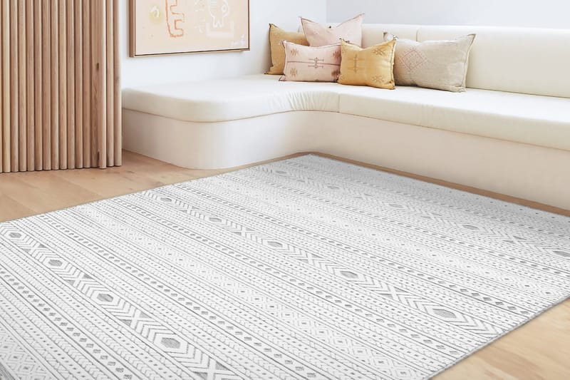 Sand Wilton-tæppe 196x290 cm Rektangulær - Creme - Tekstiler - Tæpper - Moderne tæppe - Wiltontæpper