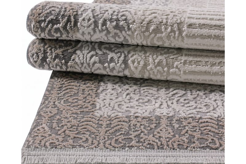 Begonvil Wilton-tæppe 100x300 cm Rektangulær - Beige - Tekstiler - Tæpper - Moderne tæppe - Mønstrede tæpper