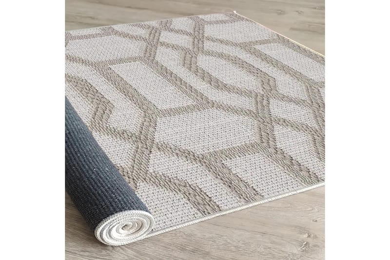Maltina Bomuldstæppe 180x280 cm Rektangulær - Grå - Tekstiler - Tæpper - Moderne tæppe - Bomuldstæpper