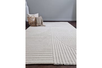 Bella Wilton Teppe 240x340 cm Rektangulært - Hvid - Tekstiler - Tæpper - Moderne tæppe - Mønstrede tæpper