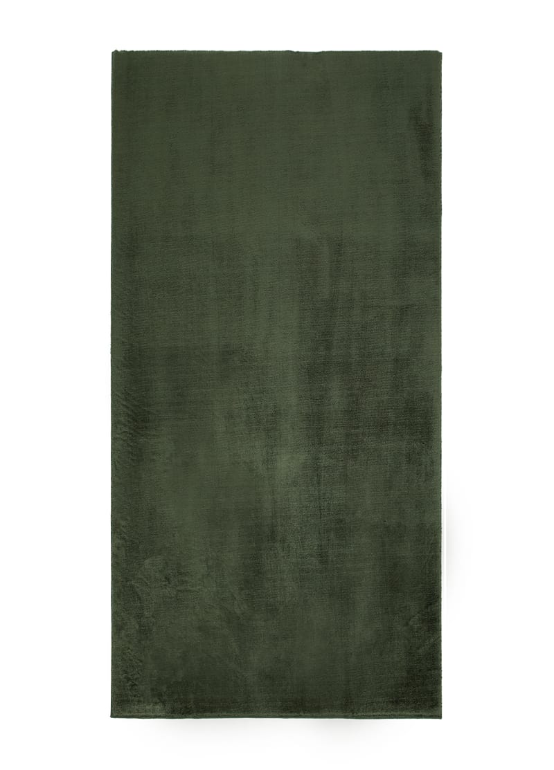 Cozy Shaggy Tæppe 80x160 cm Rektangulært - Grøn - Tekstiler - Tæpper - Moderne tæppe - Ryatæpper