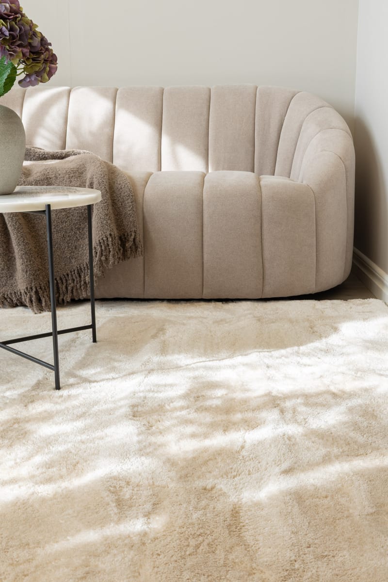 Cozy Rya-tæppe 240x340 cm Rektangulær - Natur - Tekstiler - Tæpper - Moderne tæppe - Ryatæpper
