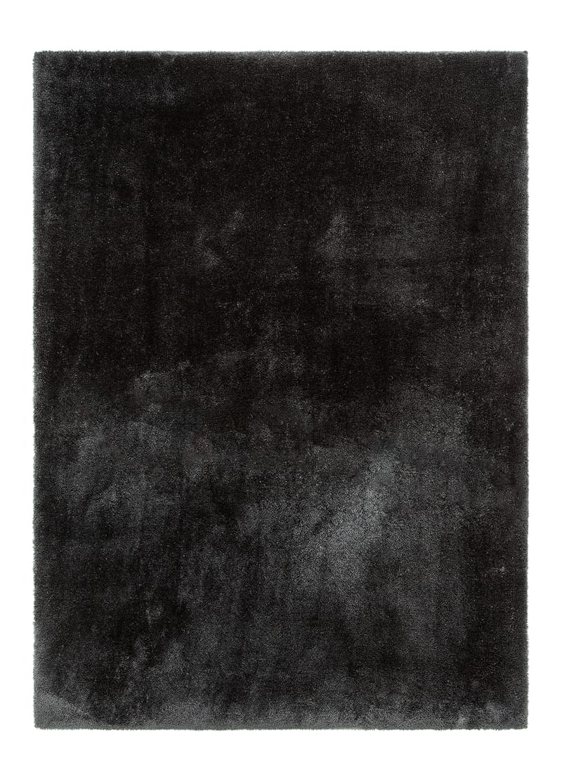 Cozy Shaggy Tæppe 110x160 cm Rektangulært - Sort - Tekstiler - Tæpper - Moderne tæppe - Ryatæpper