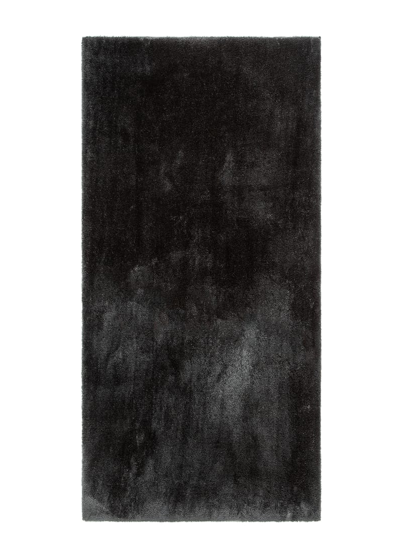 Cozy Shaggy Tæppe 80x160 cm Rektangulært - Sort - Tekstiler - Tæpper - Moderne tæppe - Ryatæpper
