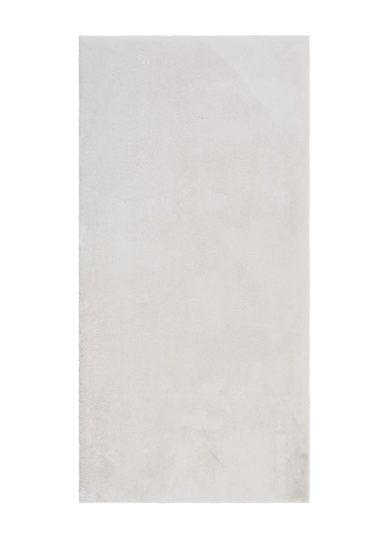 Cozy Shaggy Tæppe 60x120 cm Rektangulært - Hvid - Tekstiler - Tæpper - Moderne tæppe - Ryatæpper
