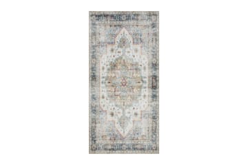 Tarfaya Frise-tæppe 80x300 cm - Creme - Tekstiler - Tæpper - Moderne tæppe - Mønstrede tæpper