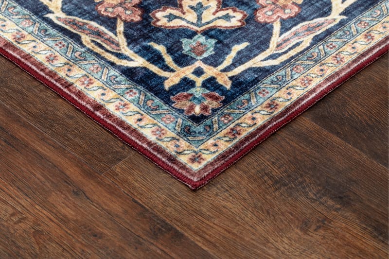 Tarfaya Frise-tæppe 160x230 cm - Rød - Tekstiler - Tæpper - Moderne tæppe - Mønstrede tæpper