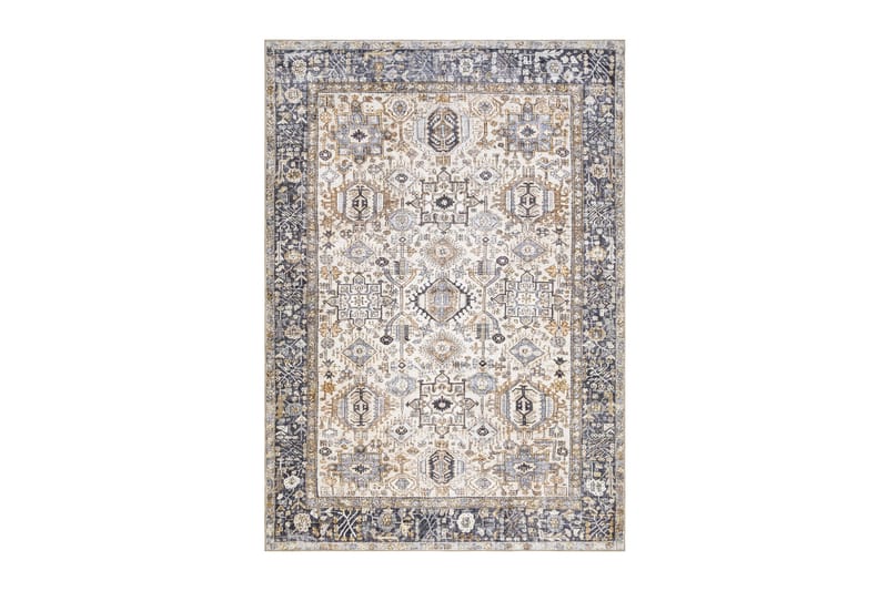 Tarfaya Friezetæppe 240x340 cm - Creme - Tekstiler - Tæpper - Moderne tæppe - Mønstrede tæpper