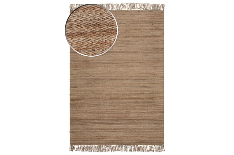 Calcutta Jute-tæppe 160x230 cm - Natur - Tekstiler - Tæpper - Moderne tæppe - Sisaltæpper