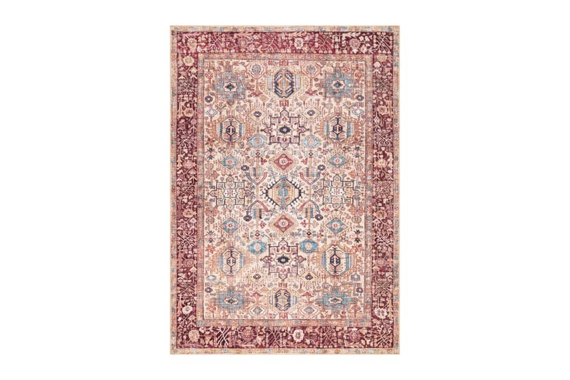 Tarfaya Friezetæppe 200x290 cm - Rust - Tekstiler - Tæpper - Moderne tæppe - Mønstrede tæpper