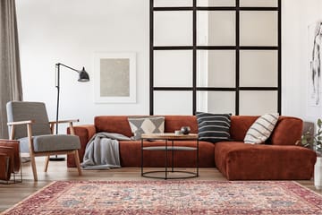 Tarfaya Friezetæppe 200x290 cm - Rust - Tekstiler - Tæpper - Moderne tæppe - Mønstrede tæpper