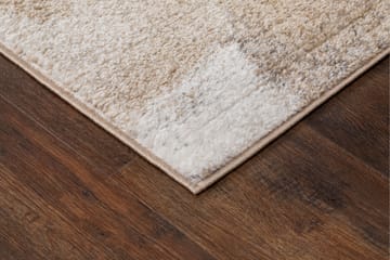Kingston Friezetæppe 140x200 cm - Natur - Tekstiler - Tæpper - Moderne tæppe - Mønstrede tæpper
