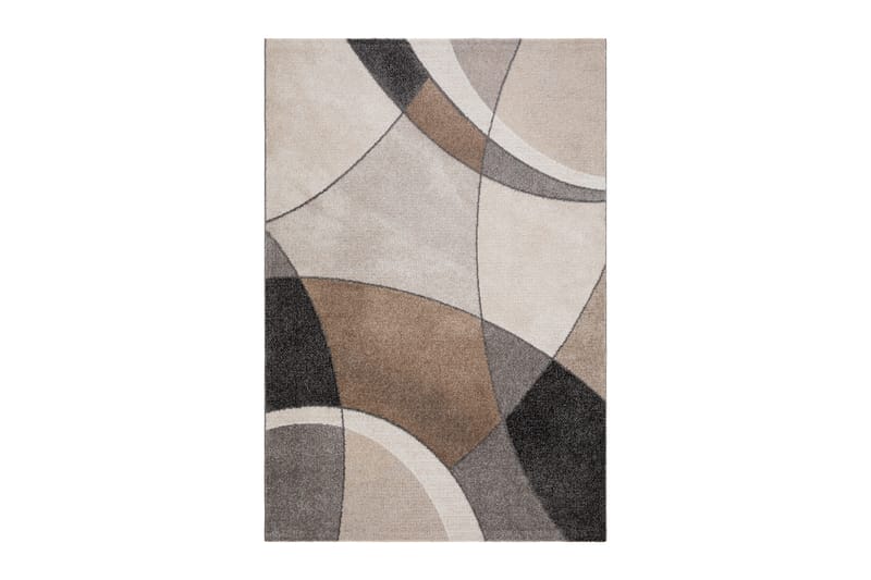 Kingston Frisetæppe 160x230 cm - Natur - Tekstiler - Tæpper - Moderne tæppe - Mønstrede tæpper