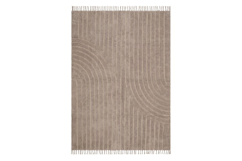 Marokko Bomuldstæppe 160x230 cm - Hør - Tekstiler - Tæpper - Moderne tæppe - Bomuldstæpper