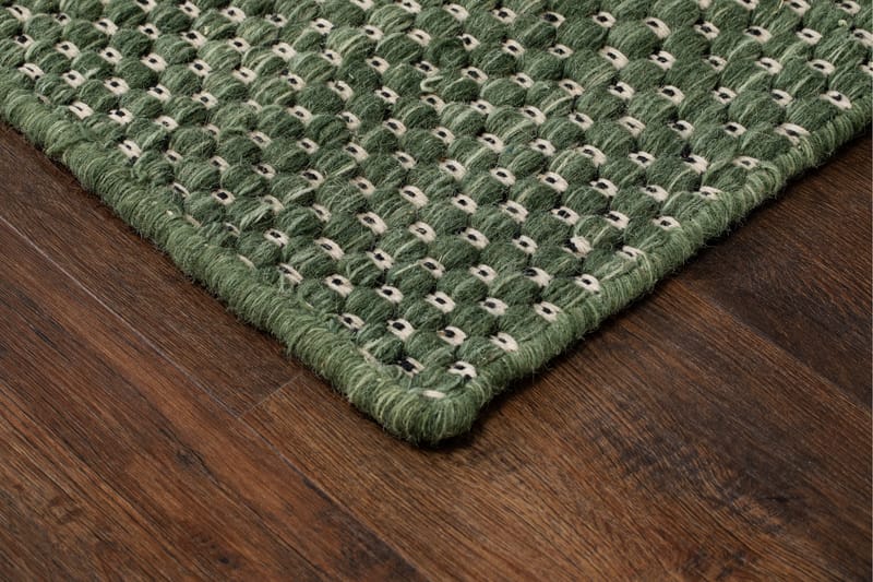 Torekov Uldtæppe 160x230 cm - Grøn - Tekstiler - Tæpper - Moderne tæppe - Uldtæppe