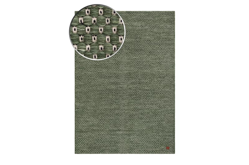 Torekov Uldtæppe 160x230 cm - Grøn - Tekstiler - Tæpper - Moderne tæppe - Uldtæppe