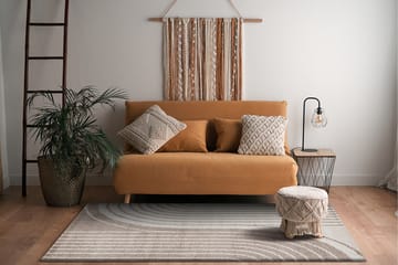 Portland Shaggy Tæppe 160x230 cm - Hør - Tekstiler - Tæpper - Moderne tæppe - Ryatæpper