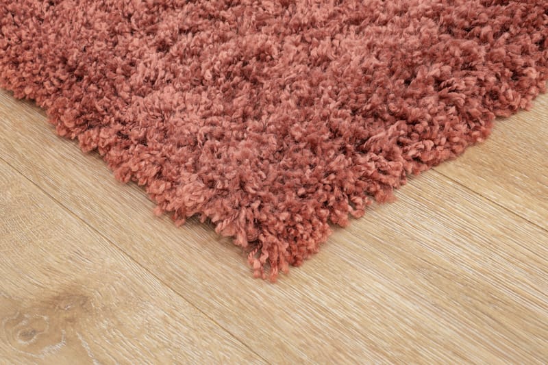 Lounge Shaggy Tæppe 133x190 cm Rektangulært - Kobber - Tekstiler - Tæpper - Moderne tæppe - Ryatæpper