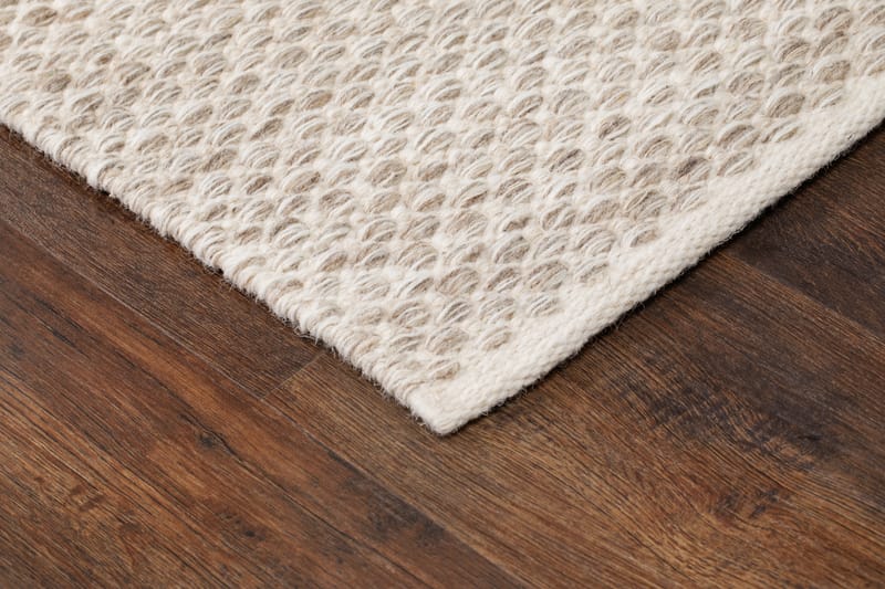 Varberg Løber 75x230 cm Rektangulær - Creme - Tekstiler - Tæpper - Moderne tæppe - Bomuldstæpper