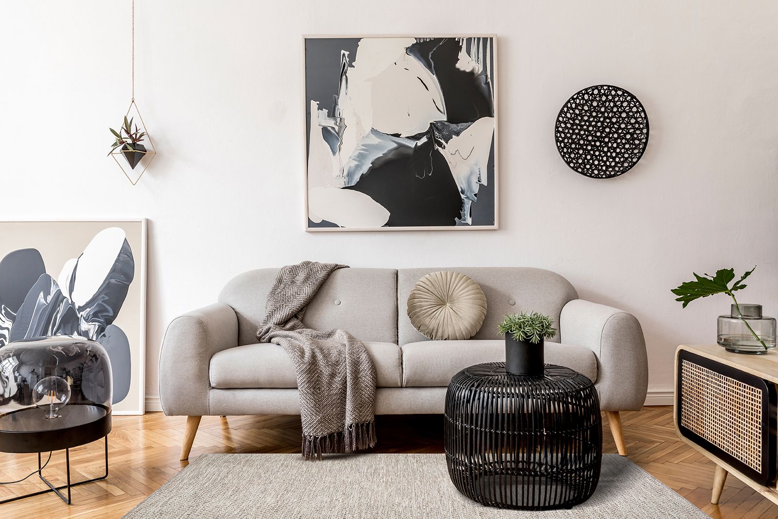 Varberg Bomuldstæppe 300x400 cm Rektangulært - Beige - Tekstiler - Tæpper - Hall måtte