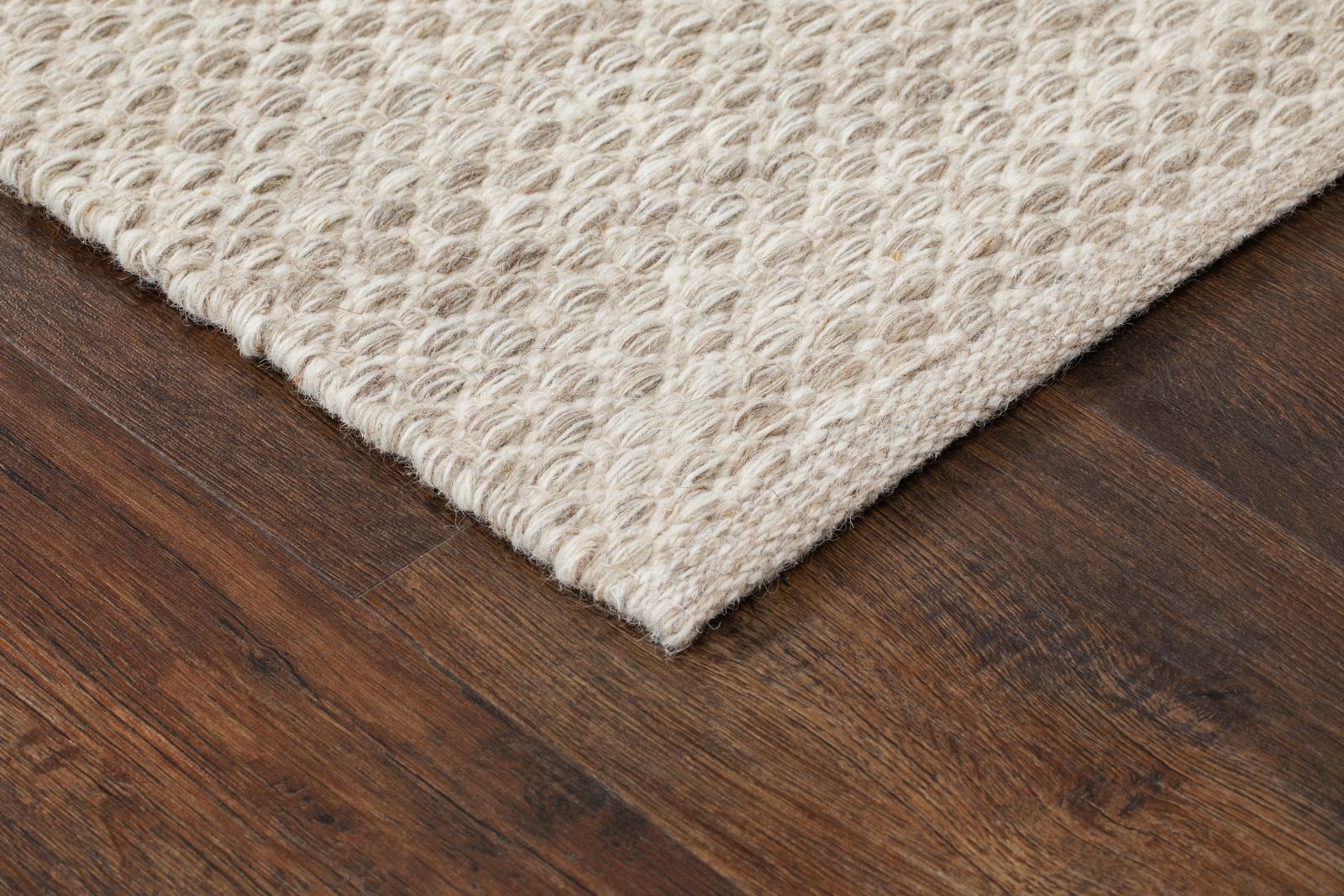 Varberg Bomuldstæppe 300x400 cm Rektangulært - Beige - Tekstiler - Tæpper - Hall måtte