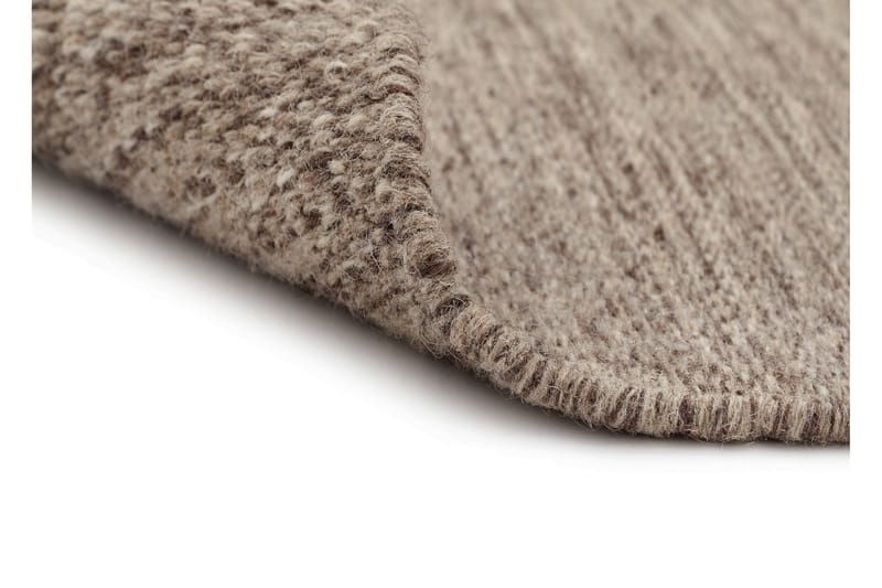 Birka Uldtæppe Rund 300 cm - Hør - Tekstiler - Tæpper - Moderne tæppe - Uldtæppe