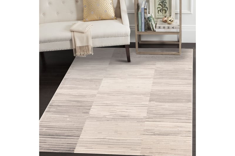 Kherul Løber 80x150 cm Rektangulær - Grå/Beige/Brun - Tekstiler - Tæpper - Moderne tæppe - Gangmåtter