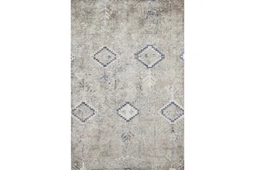 Sabrina Bomuldstæppe 100x300 cm Rektangulær - Grå - Tekstiler - Tæpper - Moderne tæppe - Bomuldstæpper
