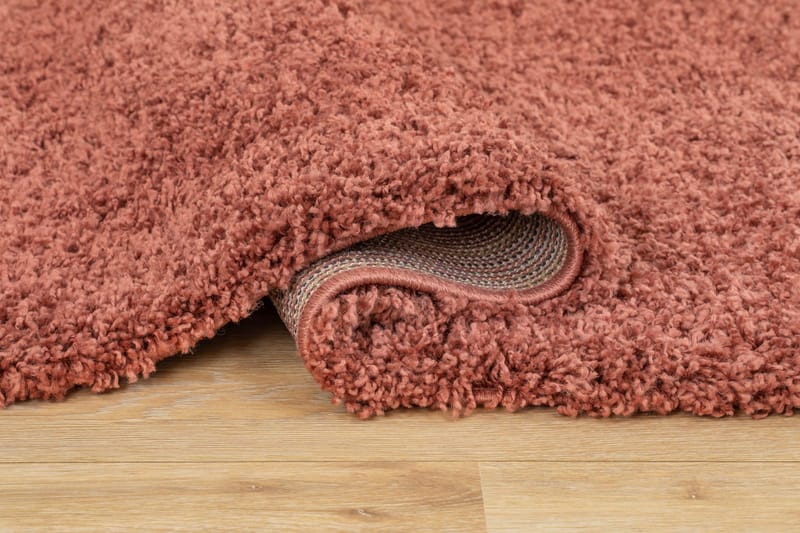 Lounge Shaggy Tæppe 80x150 cm Rektangulært - Kobber - Tekstiler - Tæpper - Moderne tæppe - Gangmåtter