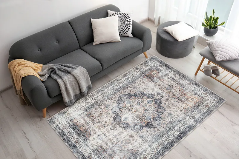 Tarfaya Frise-tæppe 240x340 cm - Natur - Tekstiler - Tæpper - Moderne tæppe - Mønstrede tæpper