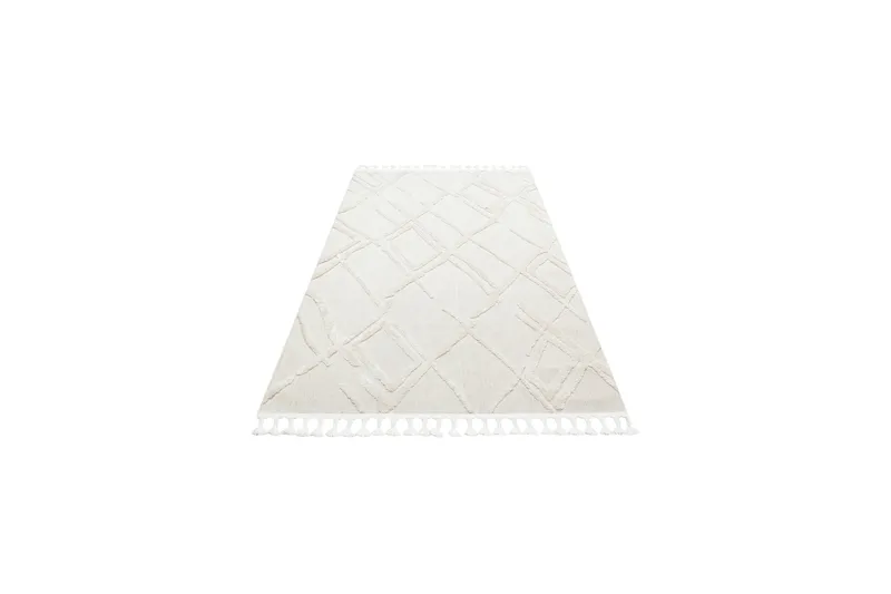 Tolina Løber 80x300 cm Rektangulær, Hvid