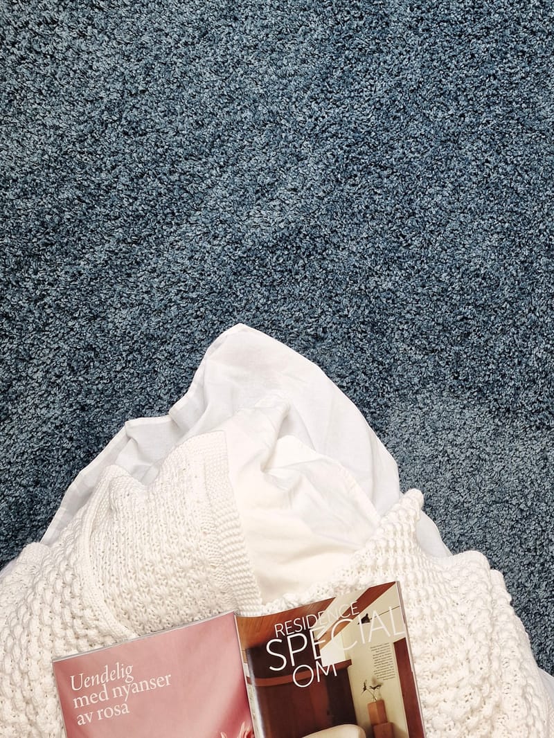 Lounge Løber 80x250 cm Rektangulær - Petrolblå - Tekstiler - Tæpper - Moderne tæppe - Gangmåtter