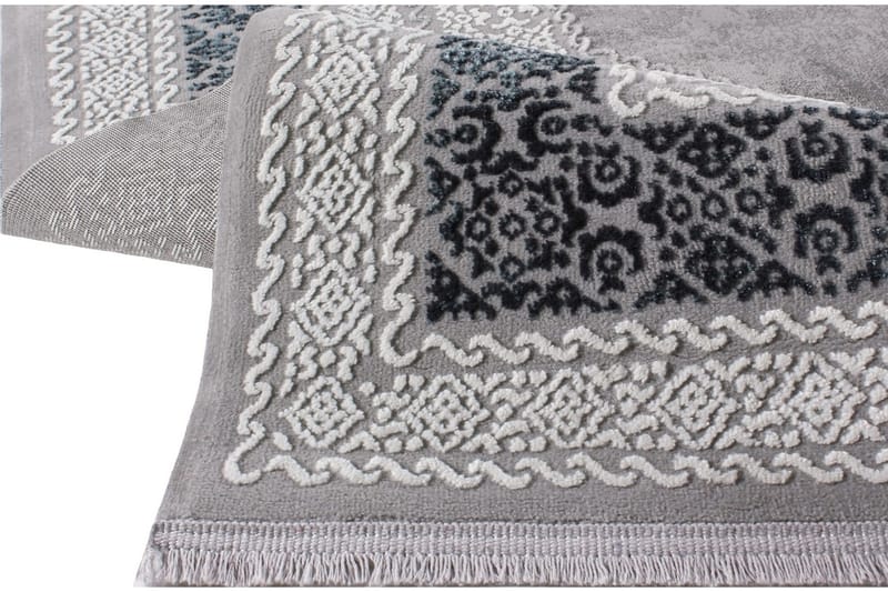 Brandiz Wilton-tæppe 160x230 cm Rektangulær - Mørkeblå - Tekstiler - Tæpper - Moderne tæppe - Mønstrede tæpper