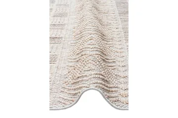 Cozy Løber 80x150 cm Rektangulær - Grå/Beige - Tekstiler - Tæpper - Moderne tæppe - Gangmåtter
