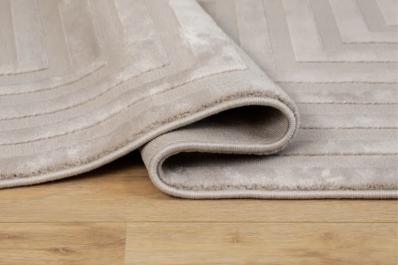 Ritz Wilton Tæppe 160x230 cm Rektangulært - Hør - Tekstiler - Tæpper - Moderne tæppe - Mønstrede tæpper