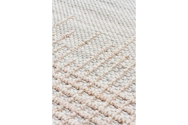 Czy Wilton-tæppe 200x290 cm Rektangulær - Grå/Beige - Tekstiler - Tæpper - Moderne tæppe - Mønstrede tæpper