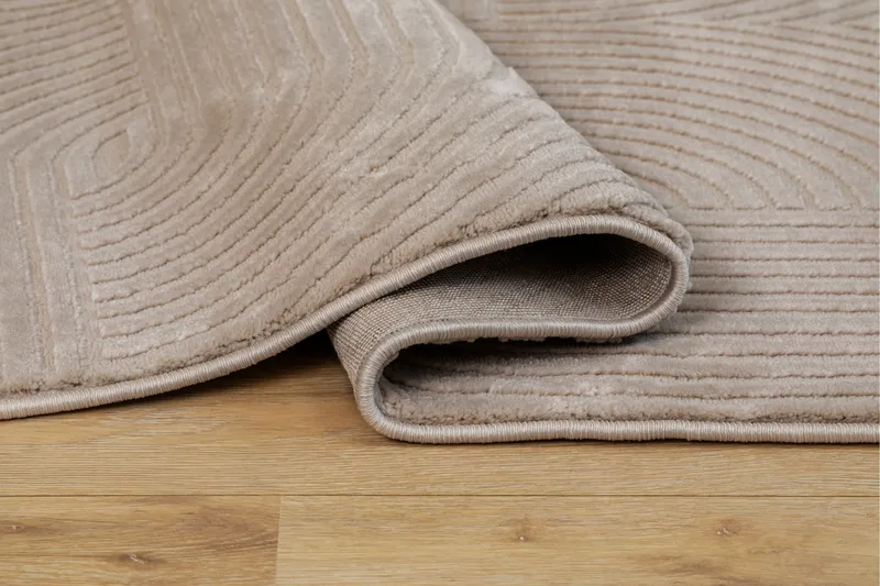 Ritz Wilton Tæppe 160x230 cm Rektangulært - Hør - Tekstiler - Tæpper - Moderne tæppe - Mønstrede tæpper