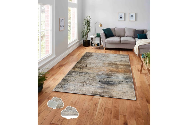 Nunki Wilton-tæppe 80x140 cm Rektangulært - Flerfarvet - Tekstiler - Tæpper - Moderne tæppe - Wiltontæpper