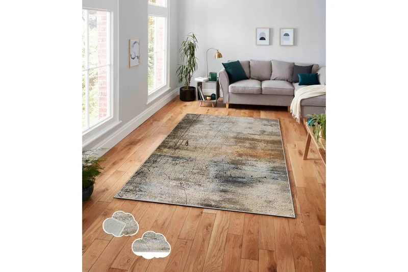 Nunki Wilton-tæppe 160x230 cm Rektangulært - Flerfarvet - Tekstiler - Tæpper - Moderne tæppe - Wiltontæpper