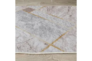 Dina Bomuldstæppe 100x300 cm Rektangulær - Hvid - Tekstiler - Tæpper - Moderne tæppe - Bomuldstæpper