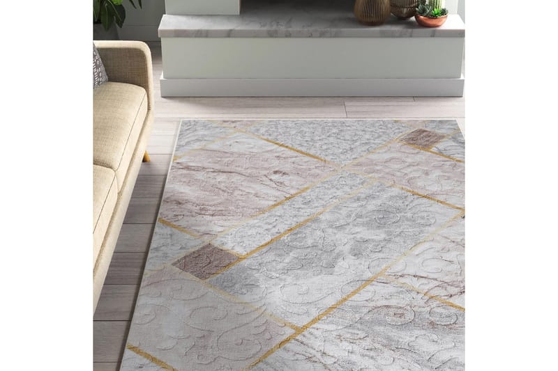 Dina Bomuldstæppe 100x300 cm Rektangulær, Hvid