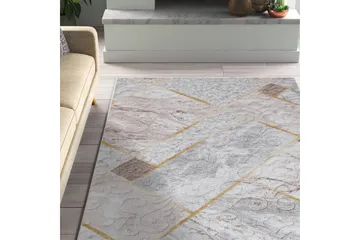 Dina Bomuldstæppe 100x300 cm Rektangulær - Hvid - Tekstiler - Tæpper - Moderne tæppe - Bomuldstæpper