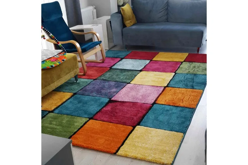 Omendra Wilton-tæppe 160x230 cm Rektangulær, Flerfarvet