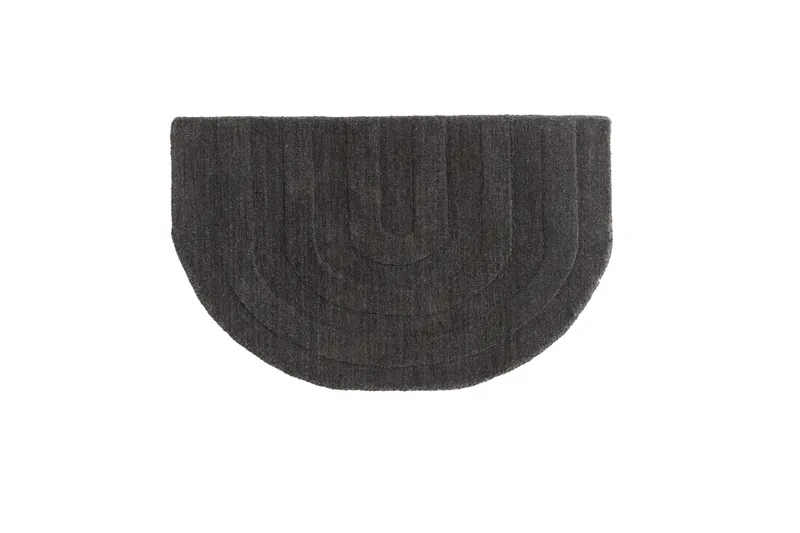 Nora Uldtæppe 50x80 cm, Grå