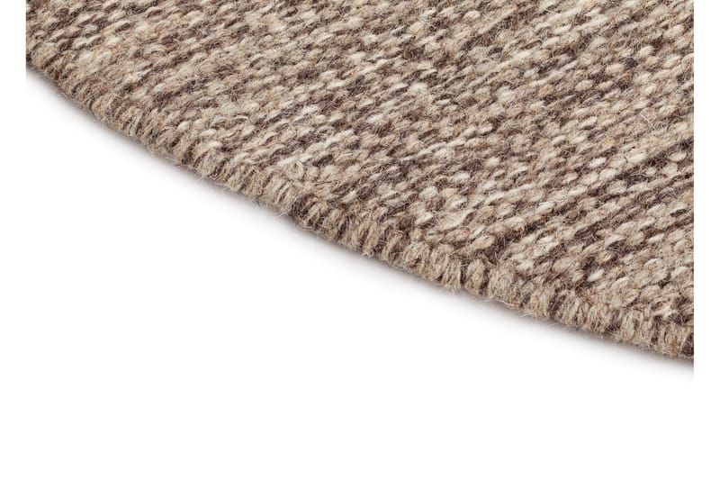 Birka Uldtæppe Rund 300 cm - Hør - Tekstiler - Tæpper - Moderne tæppe - Uldtæppe