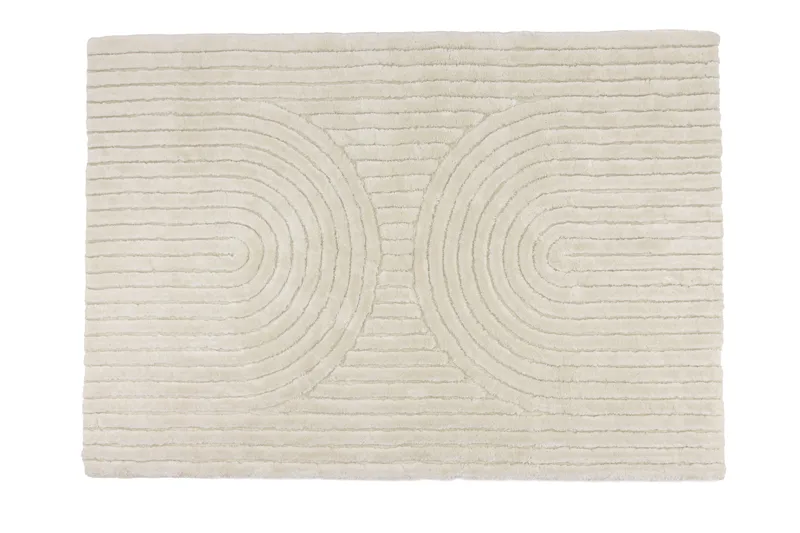 Niklas Ryetæppe 200x290 cm, Hvid