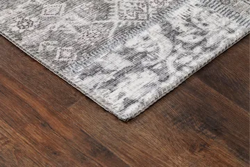 Patchwork Wilton Tæppe 240x330 cm Rektangulært - Sølv - Tekstiler - Tæpper - Moderne tæppe - Mønstrede tæpper