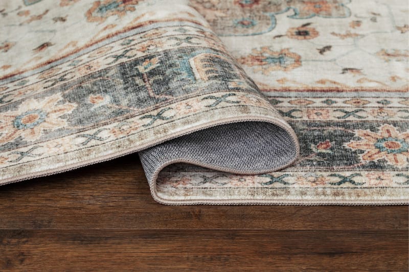 Tarfaya Frise-tæppe 200x290 cm - Creme - Tekstiler - Tæpper - Moderne tæppe - Mønstrede tæpper