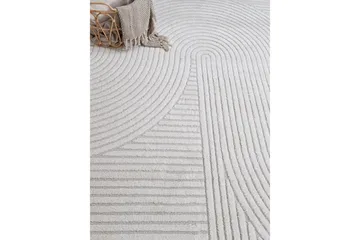 Bella Wilton Teppe 240x340 cm Rektangulært - Hvid - Tekstiler - Tæpper - Moderne tæppe - Mønstrede tæpper
